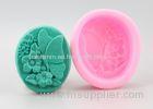 Oven Safe Butterfly Oval Shape Silicone Baking Molds Washable Corrosion - Resistant