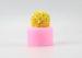 Flower Ball Shaped Red Silicone Baking Mould Reusable Natural Antibacterial