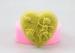 Handmade Heart Shaped Silicone Soap Making Molds Diswasher Safe Non Stick