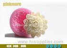 3D Rose Flower Silicone Molds For Chocolate / Candle / Cake Decorating