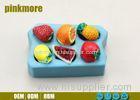 Fruit Shaped Food Grade Silicone Molds For Baking Cakes Dishwasher Safe