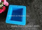 Blue Square Flexible Food Safe Silicone Bread Mold Washable No Deformation