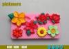 Portable Rectangle Handmade Silicone Flower Molds For Fondant Cake Decorating