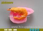 Custom Shrimp Small Silicone Cake Molds Non Stick Harmless Non - Toxic