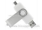 4 MB ~ 15 MB / S USB OTG Drive Dual Type Stick PVC / Metal Material For Android Cellphone