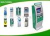 interactive information Card Dispenser Kiosk with printer Metal Keyboard