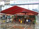 Red UV Resitant Portable Fabric Structures Waterproof Marquee Hire Rain Canopy