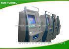 Anti - Dust Steel Cabinet Self Sevice Kiosk With Printer Compact Structure