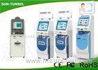 17 Inch Full HD Screen Self Service Check In Hotel Lobby Kiosk With Bank Card Reader