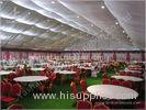 Decorated Backyard / Garden Big Wedding Tents High Strength For 1000 People