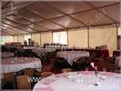 Large Buffet Waterproof Party Tents For Hire 10X30 Temporary Aluminium Frame Marquee