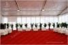 Outdoor Aluminum Structure White Event Tents With Double Wing Glass Door