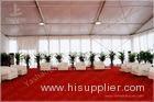 Outdoor Aluminum Structure White Event Tents With Double Wing Glass Door