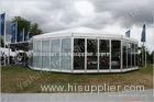 Commercial Enclosed Gazebo Tent Marquee With 850gsm White Fabric Top Cover