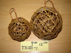 willow branch made ball for Christmas decoration