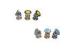 Rotatable Magnetic Mobile Holder 35 * 55 * 32mm With Metal Magnet Plastic Material