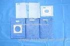Blue Anti Static Medical Sterile Fenestrated Drape Angiography Pack