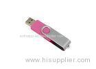 Printing Optional USB Flash Pen Drive Swivel Shaped Durable For Computer