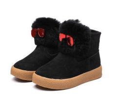 Girls and boys fashion boots with fur