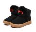 Girls and boys fashion boots with fur