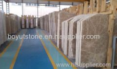 Light emperador marble slabs