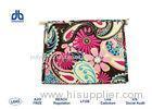 Eco Friendly Personalized Cosmetic Bags 25 X 15 X 20cm With Zip Closure