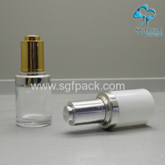 30ml Clear Empty Essential Oil Packaging Cosmetic Glass Serum Dropper Bottle