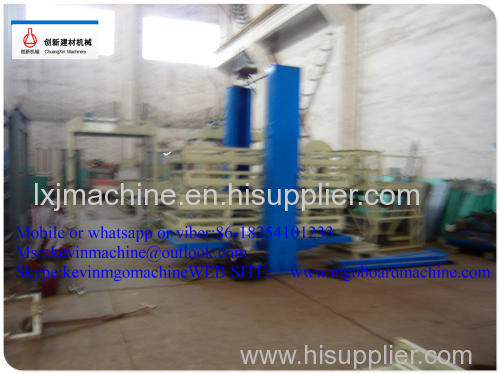 Production line for magnesium oxide board lightweight wall panel making machine for decorating 