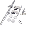 Stainless steel barn door hardware set