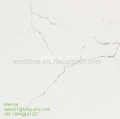 Carrara White Manmade Quartz Stone Slab