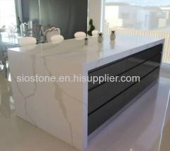 China Aritificial Quartz Stone Slab for Bathroom Vanity Top