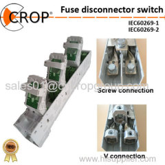 Fuse switch disconnector Fuse rail for NH fuse link blade fuse link