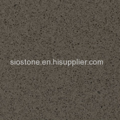 Coffee Brown Man-made Quartz Stone Solid Surface for Kitchen Countertop