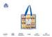 Aluminum Print Zipper Shopping Bag 36 X 11 X 35cm OPP Film With Zip Closure