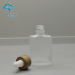glass bottle and jar with bamboo cap pump sprayer disc cap