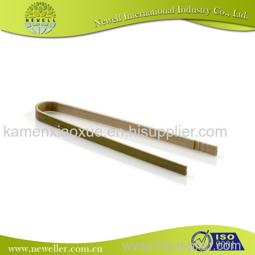 Bamboo tong for kitchenware for bread