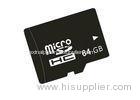 Unbranded Memory Micro SD Card 64GB Class 10 ABS Material Black CE / ROHS