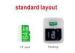 Transparent Color Memory Card Package 48 X 39 X 7.5mm 6.5g With PP Material