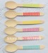 Attractive birch wood cutlery for children