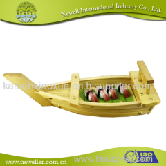 Best quality japanese bamboo sushi boats With Logo