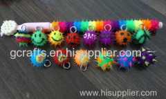 Spikey Rubber Beads Spikey Rubber Jewelry Silicone Rubber Charms Funny Rainbow Charms