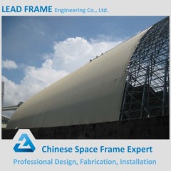 Galvanized economic steel space frame for coal storage