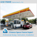 Outdoor metal steel gas filling station canopy