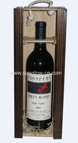Wine bottle Wooden Boxes with Window