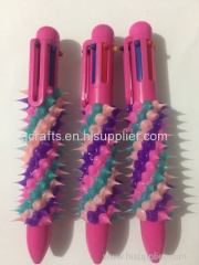 Spikey Rubber ball Beads Spikey Rubber Jewelry Silicone Rubber Pens