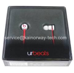 New Beats by Dre Urbeats Earbud Headphones White Red With ControlTalk Mic