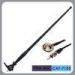 Black Am / Fm Rubber Car Antenna 50 Inch Cable Length With M5 Screw Cap Installation