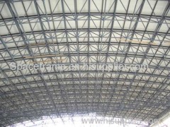 High quality steel space frame roof grid structure