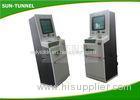 Waterproof LCD Monitor Bank Self Service Kiosks For Business AC 110V - 240V