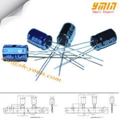 1.5uF 400V 6.3x7mm Shanghai Ymin Capacitors |LK7 Series 5000 ~ 6000 Hours Radial Aluminum Electrolytic Capacitors RoHS